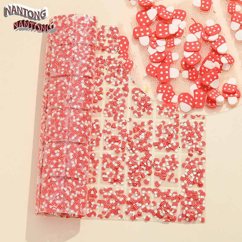 Wholesale Pointed bottom rhinestone with resin cylinder mixed DIY double-sided tape drill piece